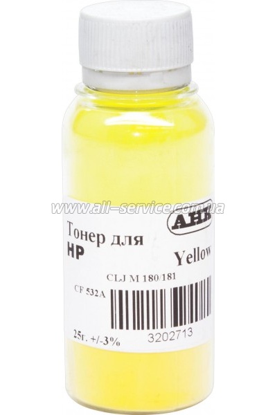 Тонер АНК HP CLJ M180 / 181 бутль 25г Yellow (3202712) Тонер АНК HP CLJ M180 / 181 бутль 25г Yellow (3202712)