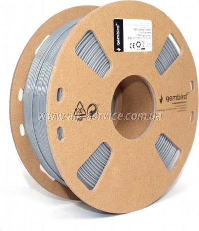 ������� ��� 3D-�������� Gembird PETG, 1.75 ��, gray, 1 �� (3DP-PETG1.75-01-GR)