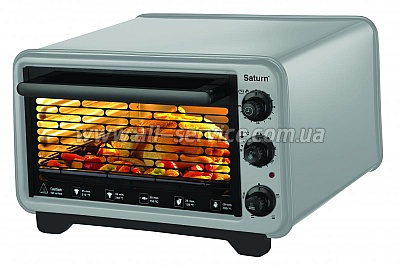 Электрическая печь Saturn ST-EC10702 Gray Электрическая печь Saturn ST-EC10702 Gray
