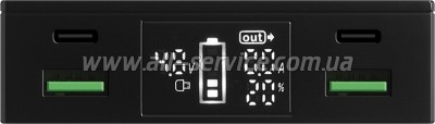   Sandberg 30000mAh, PD/100W, QC/3.0, UPS mode, +2*cable 100W (420-87)