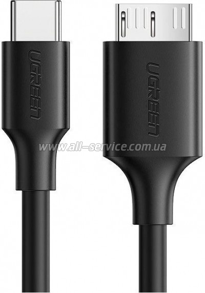���� ������ USB-C 3.1 to Micro USB 3.0 1.0m 3A US312 black Ugreen (20103)