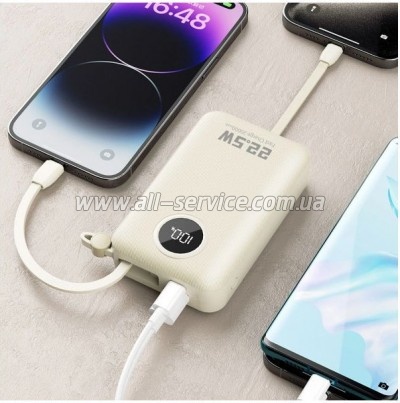 ������� ������������� Dudao 20000mAh K14+ PD 22.5W White (6977196680023)