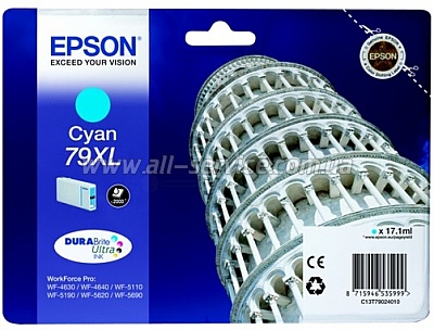  Epson WF-5110/WF-5620 cyan XL (C13T79024010)