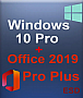  Windows 10 Professional + Office 2019 Pro Plus