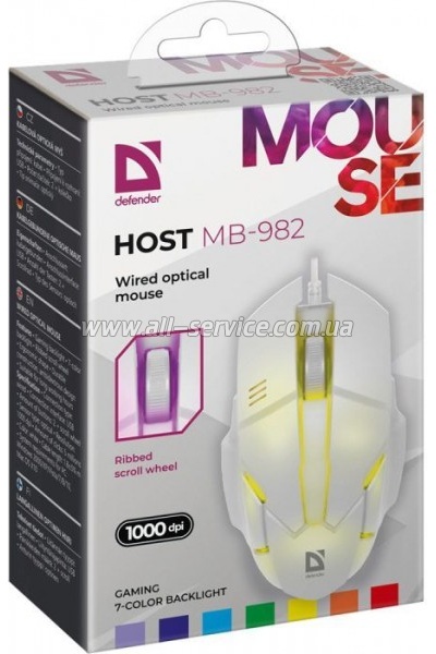  Defender Host MB-982 USB White (52983)