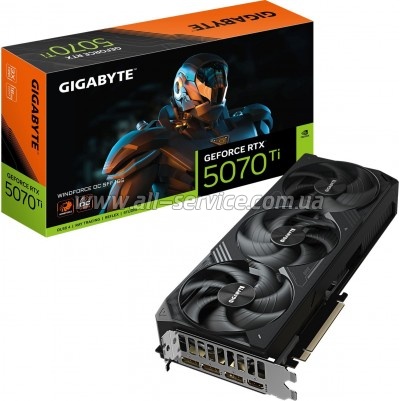  GIGABYTE GeForce RTX5070 Ti 16GB WINDFORCE OC SFF (GV-N507TWF3OC-16GD)