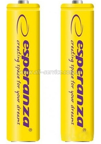 ����������� Esperanza AAA 1000mAh Ni-MH * 2 yellow (EZA101Y)