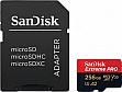   SanDisk 256GB microSDXC UHS-I U3 Extreme Pro + SD  (SDSQXCD-256G-GN6MA)