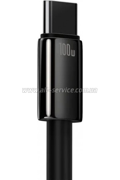 ���� ������ USB 2.0 AM to USB-C 1.0m 100W black Baseus (CAWJ000001)