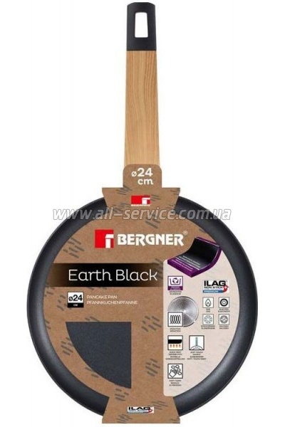 ��������� ������� Bergner Earth Black 24�� (BG-34626-BK)
