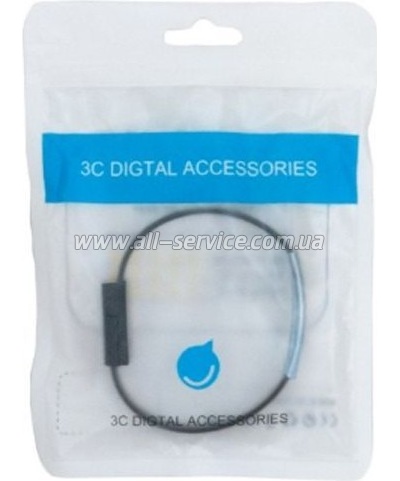 ���� ������ USB 2.0 AM to Micro 5P 0.2m ������� black Extradigital (KBU1783)