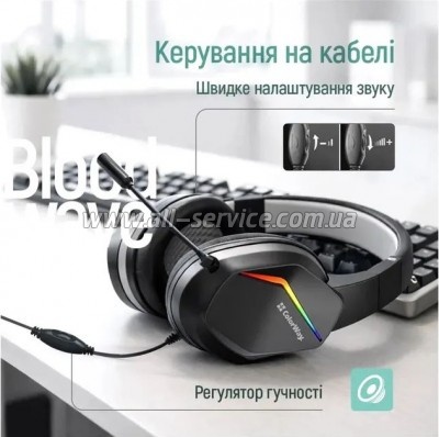 �������� ColorWay Bloodwave LED Black (CW-HPG01BK)