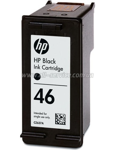  HP 46 HP Deskjet Ink Advantage 2520 Black (CZ637AE)