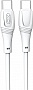 ���� ������ USB-C to USB-C 1.0m 60W High Elastic Zeus XO (NBQ239B_White)