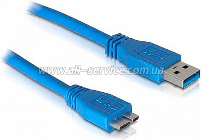  ATCOM USB 3.0 AM to Micro-B 0.8m blue (12825)