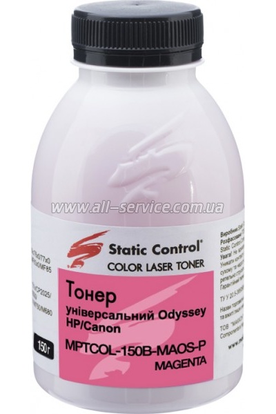 Тонер SCC Universal Odyssey HP/ Canon 150г magenta (MPTCOL-150B-MAOS-P) Тонер SCC Universal Odyssey HP/ Canon 150г magenta (MPTCOL-150B-MAOS-P)