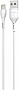 ���� ������ USB 2.0 AM to Lightning 1.0m Cu, 2.1� White Grand-X (PL01W)