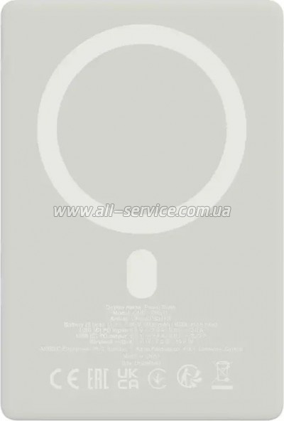 ������� ������������� Canyon 10000mAh OnPower 511 PD 20W Magnetic MagSafe Grey (CNS-CPB511G)