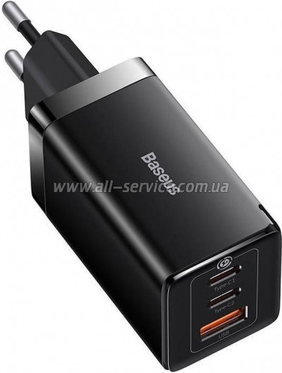 �������� ���������� Baseus 2xUSB-C 65W 1.0m black (CCGP120201)