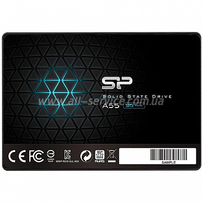 SSD  Silicon Power 256GB A55 2.5" SATA 3.0 (SP256GBSS3A55S25)