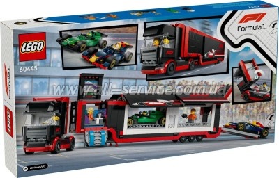 ����������� LEGO City �������� F1 � ������������ RB20 � AMR24 (60445)