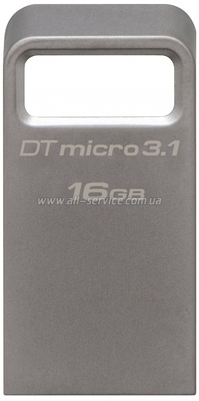  16GB Kingston DT Micro 3.1 Metal Silver (DTMC3/16GB)