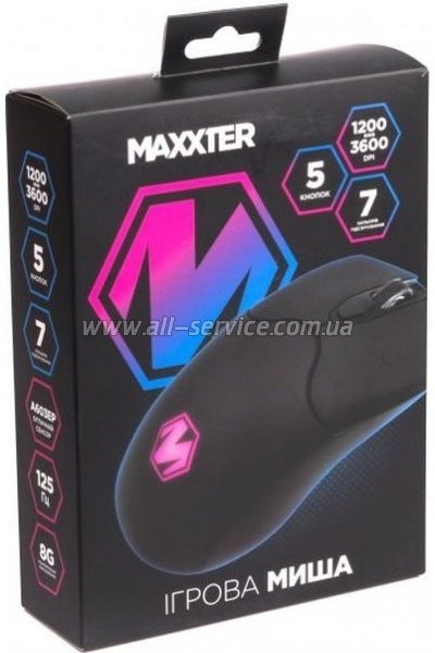  Maxxter McG-6B-I603 USB Black (McG-6B-I603)