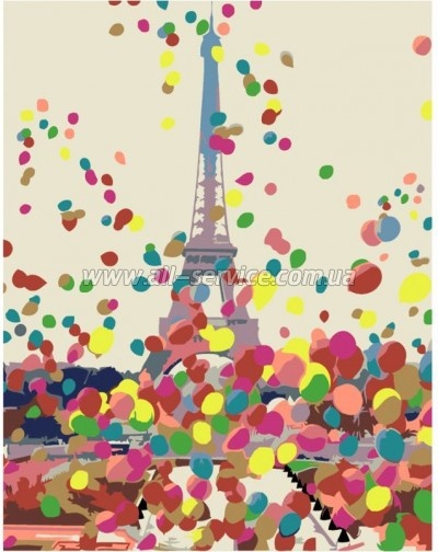 Картина по номерам Rosa Start Яркий Париж (4823098506287) Картина по номерам Rosa Start Яркий Париж (4823098506287)