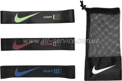  Nike Resistance Bands Mini 3 PK NS  3  N.100.6723.013.NS (887791406569)