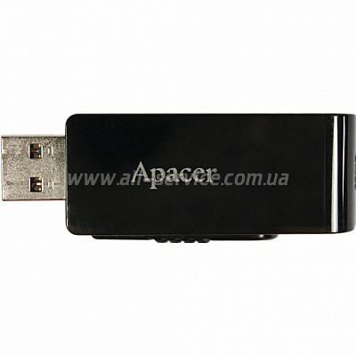 ������ Apacer 16GB AH350 Black RP USB3.0 (AP16GAH350B-1)