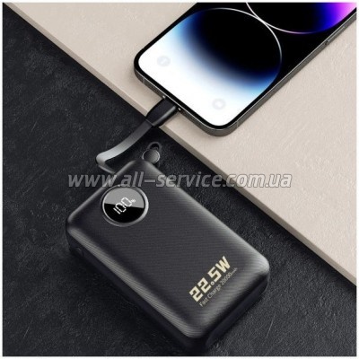 ������� ������������� Dudao 20000mAh K14+ PD 22.5W Black (6977196680016)
