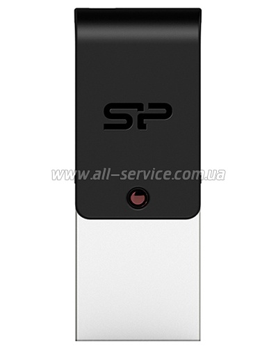 Флешка 8GB SILICON POWER Mobile X31, OTG, Black (SP008GBUF3X31V1K) Флешка 8GB SILICON POWER Mobile X31, OTG, Black (SP008GBUF3X31V1K)