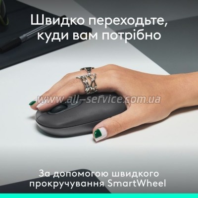  Logitech POP Mouse With Emoji Bluetooth Graphite (910-007412)