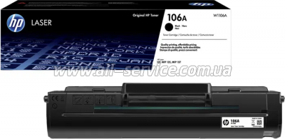  106A HP Laser 107a/ 107r/ 107w/  HP Laser 135a/ 135r/ 135w/ 137fnw (W1106A)