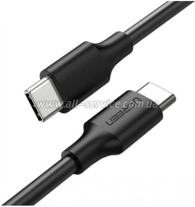 ���� ������ USB-C to USB-C 1.5m US286 3A Black Ugreen (50998)