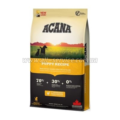     ACANA Puppy Recipe 11.4  (0064992500115)
