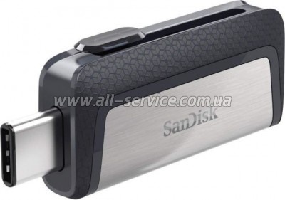  SANDISK 256GB Ultra Dual Drive USB 3.1 Type-C (SDDDC2-256G-G46)