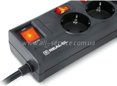 ������� ������ REAL-EL RS-6 EXTRA 3m black (EL122300002)