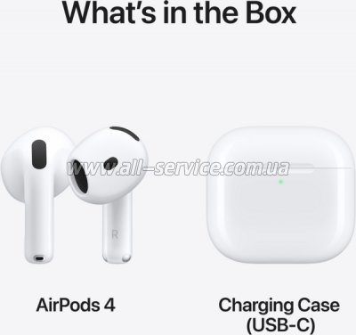  Apple AirPods 4 (MXP63ZE/A)