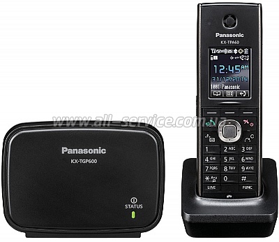 IP- Panasonic KX-TPA65RUB Black,  KX-TGP600RUB