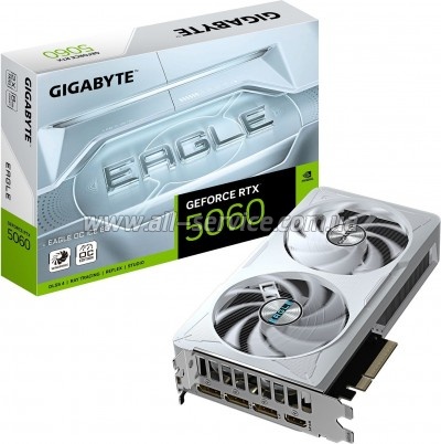  GIGABYTE GeForce RTX5060 8Gb EAGLE OC ICE (GV-N5060EAGLEOC ICE-8GD)