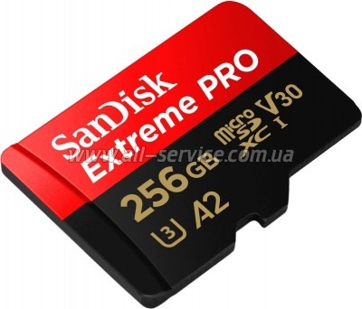   SanDisk 256GB microSDXC UHS-I U3 Extreme Pro + SD  (SDSQXCD-256G-GN6MA)