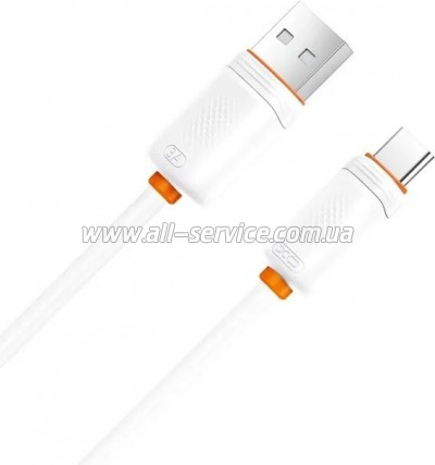 ���� ������ USB 2.0 AM to USB-C 1.0m 3A white XO (NB302-AC.white)