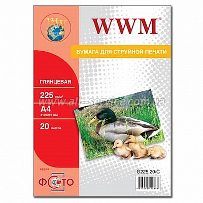  WWM  225/ , A4, 20 (G225.20/C)