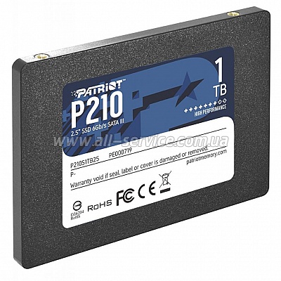 SSD  PATRIOT P210 128GB (P210S128G25)