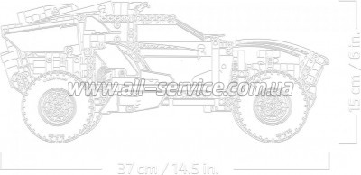 ����������� LEGO Technic Audi RS Q e-tron 914 ������� (42160)