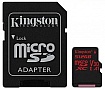   Kingston microSDXC 512GB Canvas React Class 10 UHS-I U3 V30 + SD- (SDCR/512GB)