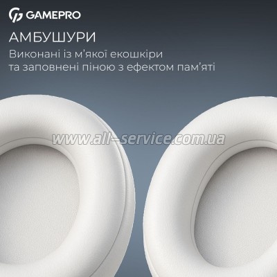 �������� GamePro Asgard Freya Pro Wireless White/Blue (HSW201WB)