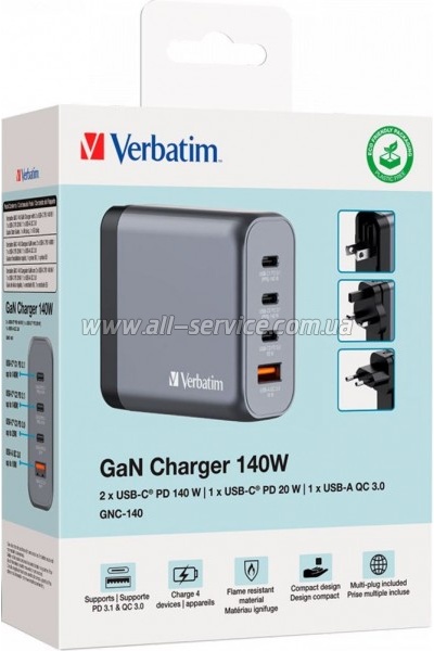 �������� ������� Verbatim GaN 140W (32203)