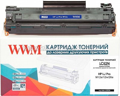  WWM  HP LJ Pro M12a / 12w/ 26a  CF279A (LC52N)
